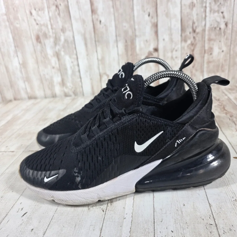 Nike Air Max 270 Womens Black White Anthracite AH6789-001 Sneakers Size 8